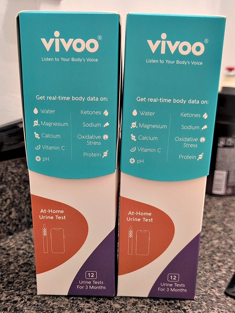 Vivoo Wellness Test Kit 12 Pack 24-Test Box Set New